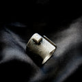 Ring sterling zilver & maansteen | Resizable | BY AIS image 0