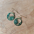 Oorbellen Luna y Sol | 14K verguld sterling zilver image 0