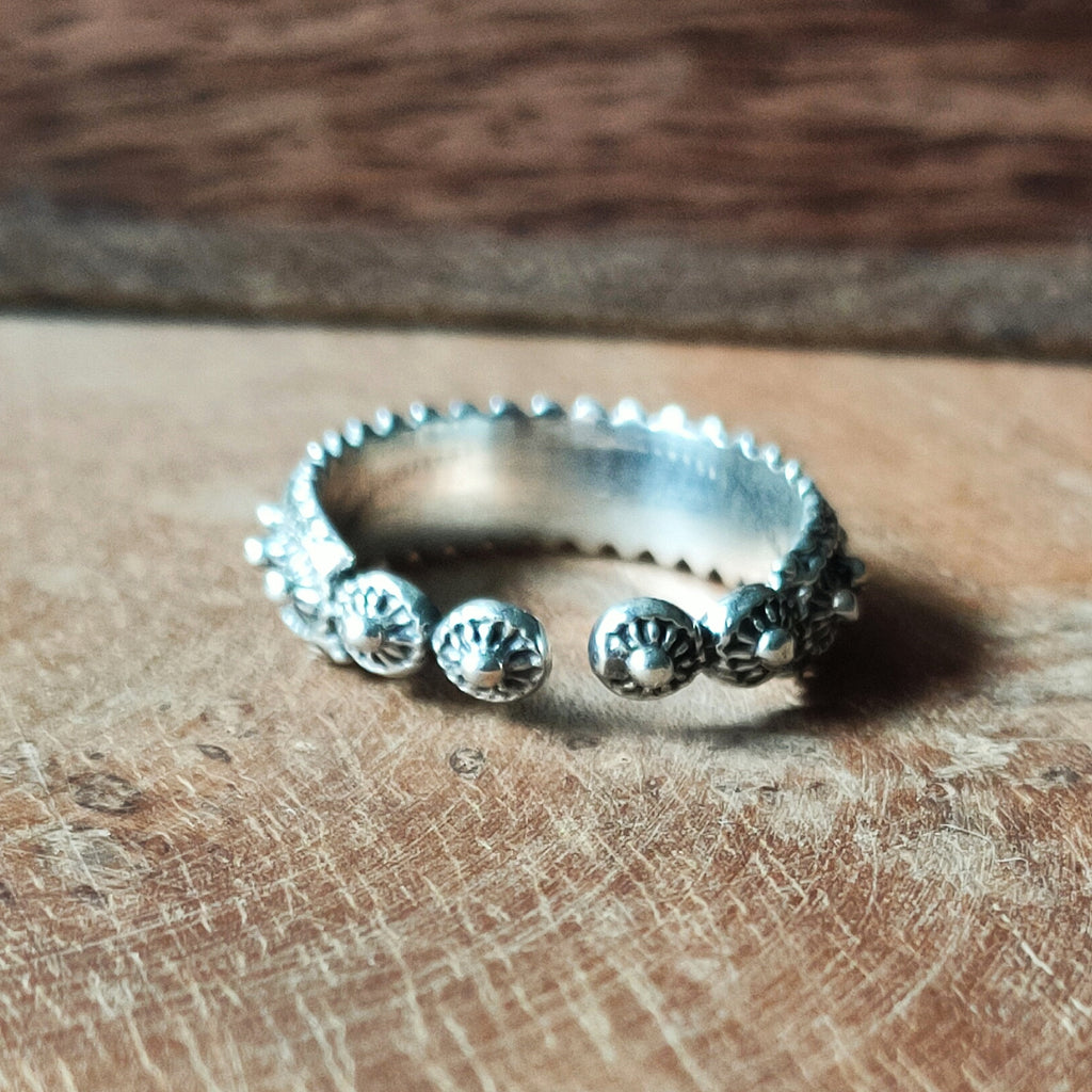Ring | Sterling zilver | verstelbaar image 1