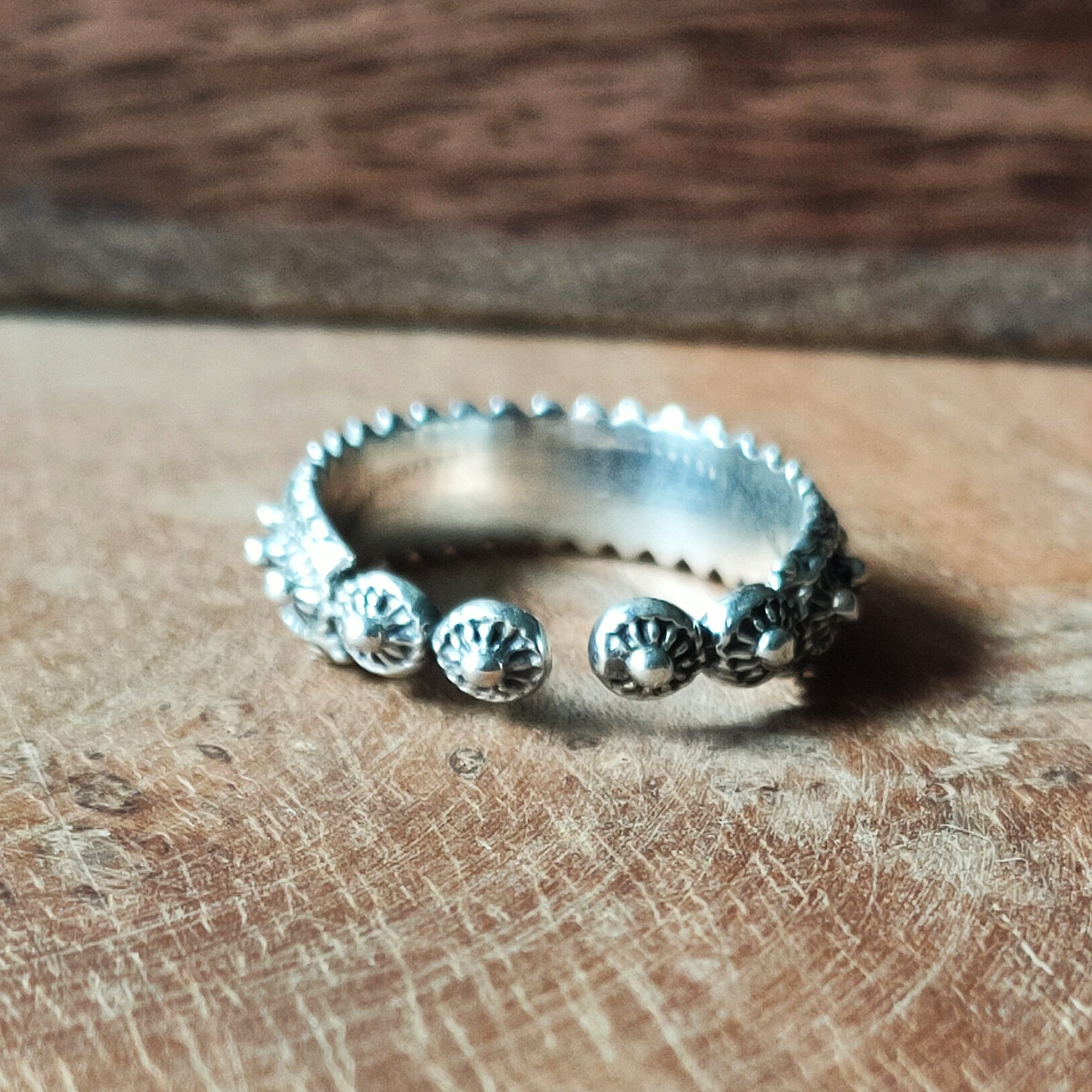 Ring | Sterling zilver | verstelbaar image 1