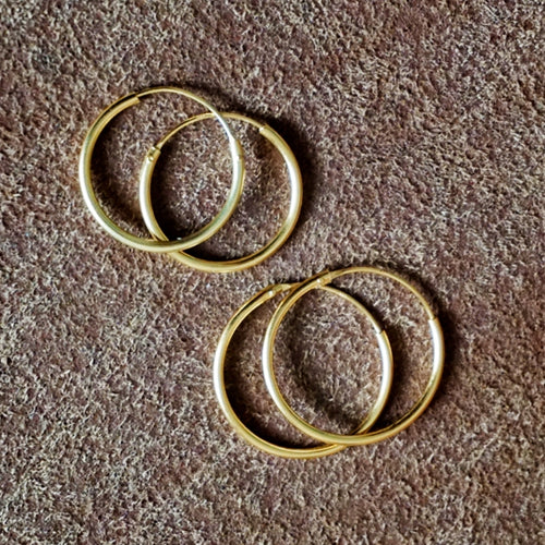Bali hoop | Goldcrush Goud image 0