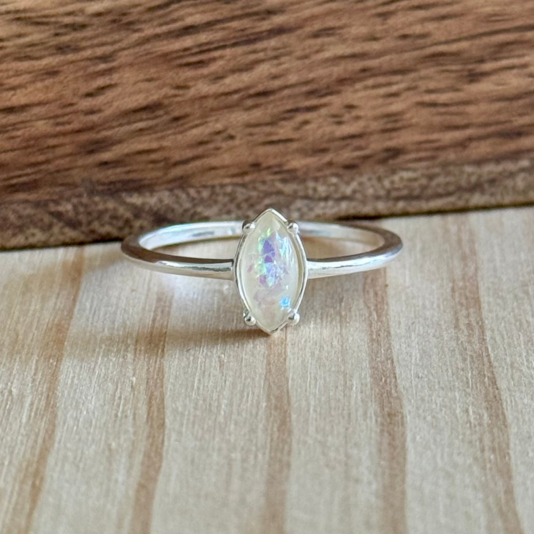 Ring Blanca | Sterling zilver & opaal image 2