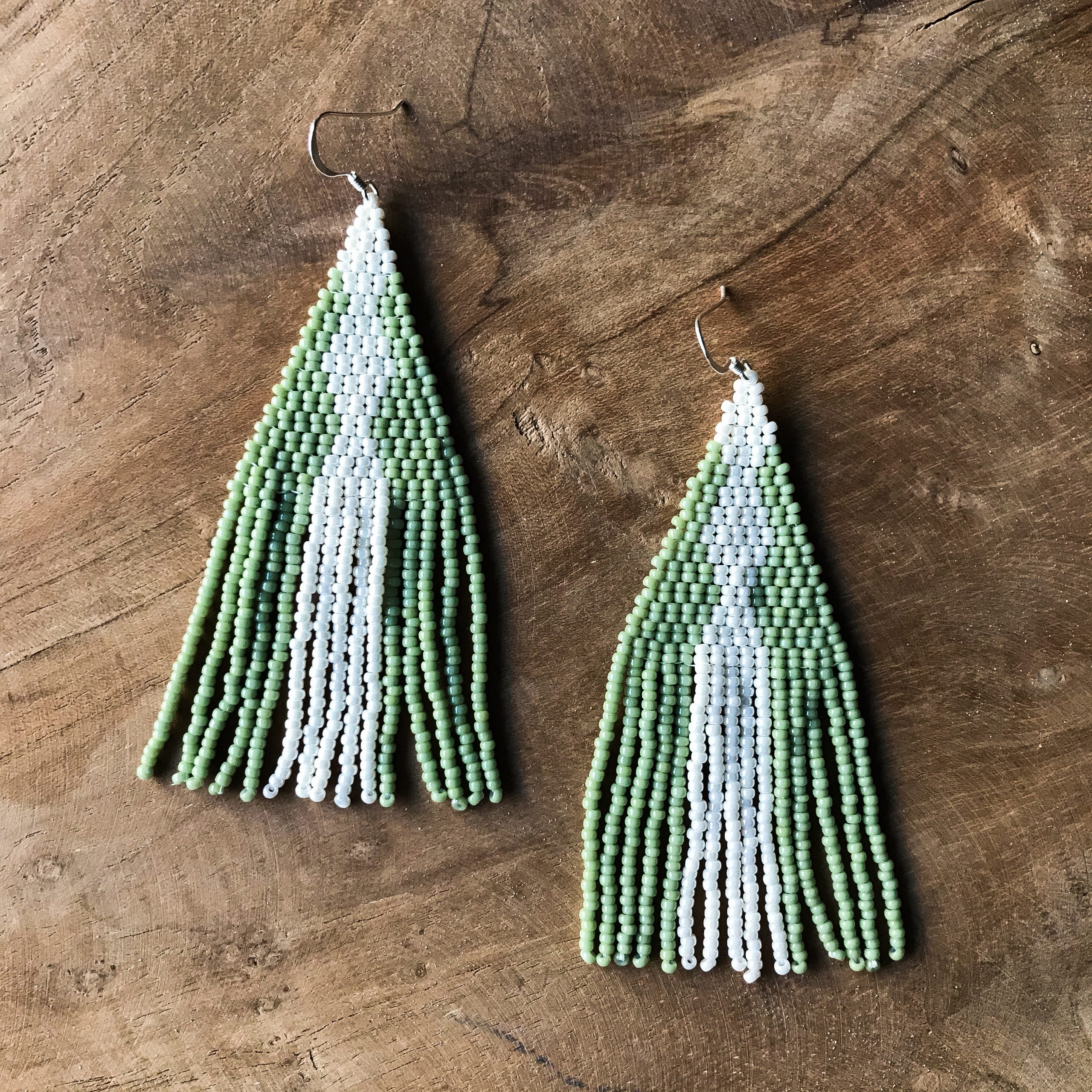 Oorbellen Fujin | Handbeaded | BY AIS image 0