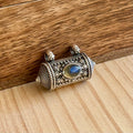 Prayer box Nawa | Sterling zilver & labradoriet image 0