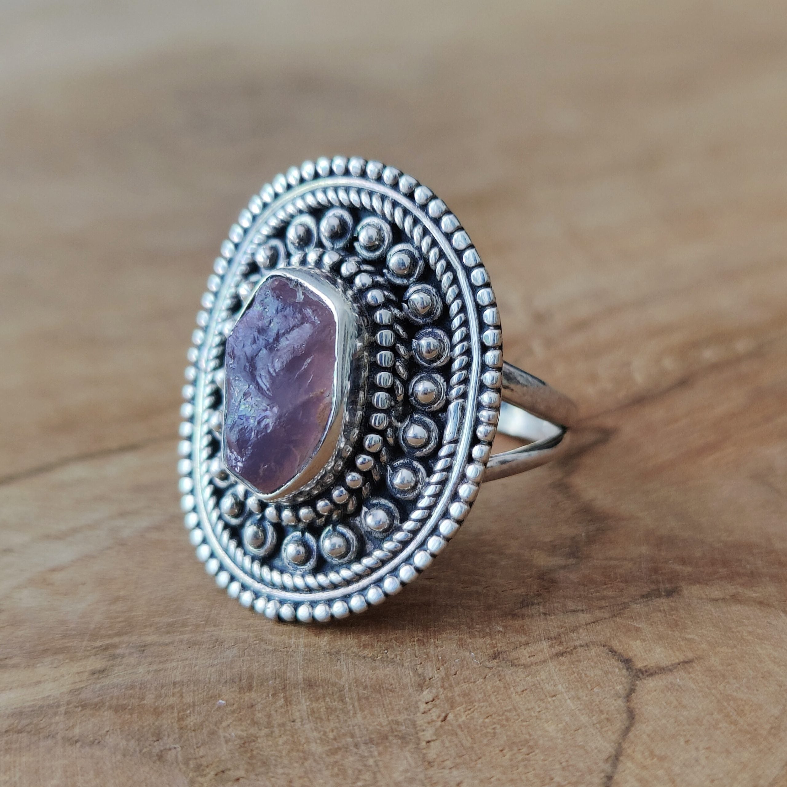 Ring | Sterling zilver & toermalijn | maat 18,25 image 2
