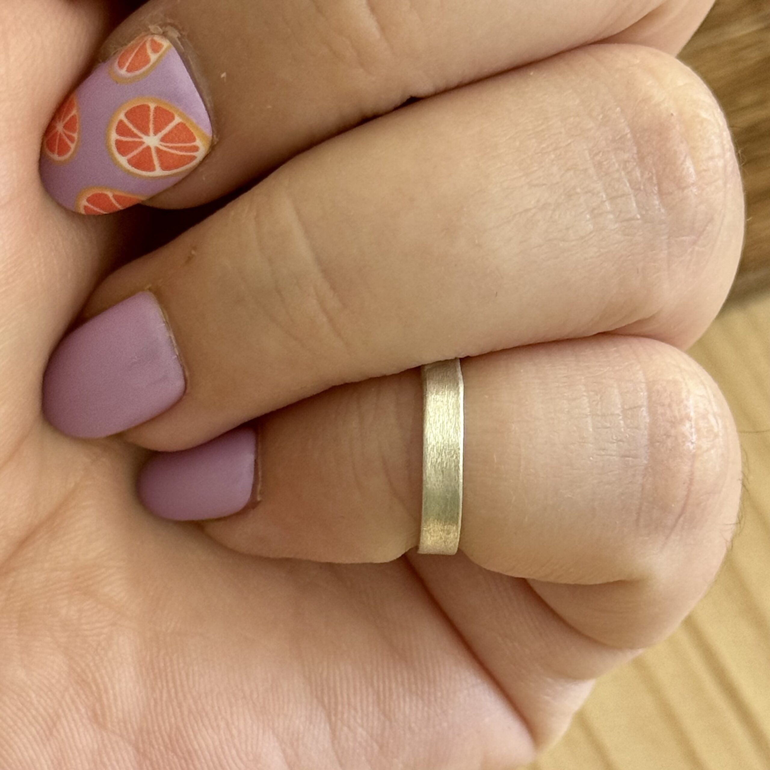 Midi ring brushed | maat 13,75 | Sterling silver | BY AIS image 3