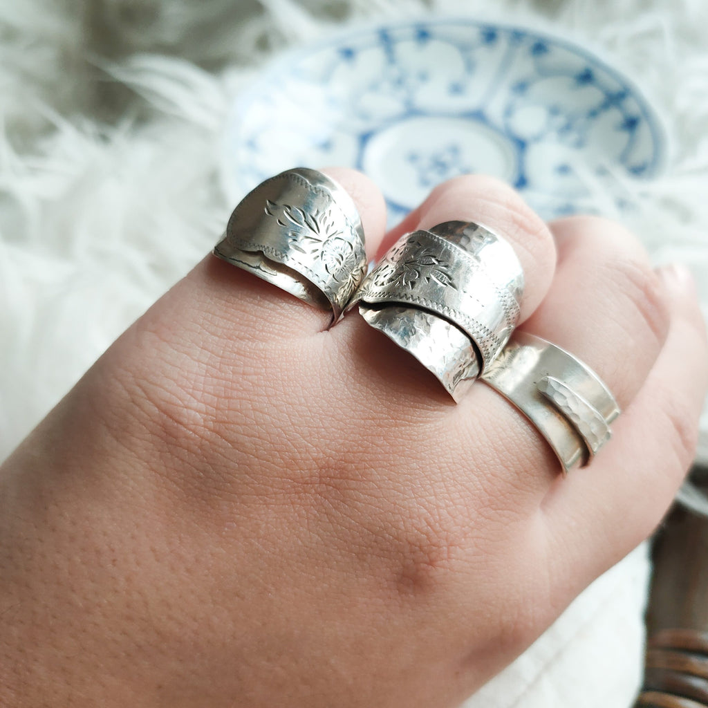 Lepel ring crossed | Sterling zilver | BY AIS image 5