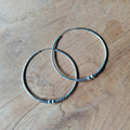 Bali hoops XXL | Sterling zilver image 0