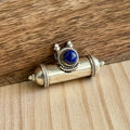 Prayer box | Sterling zilver & lapis lazuli image 0