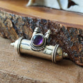 Prayer box | Sterling zilver & amethist image 0