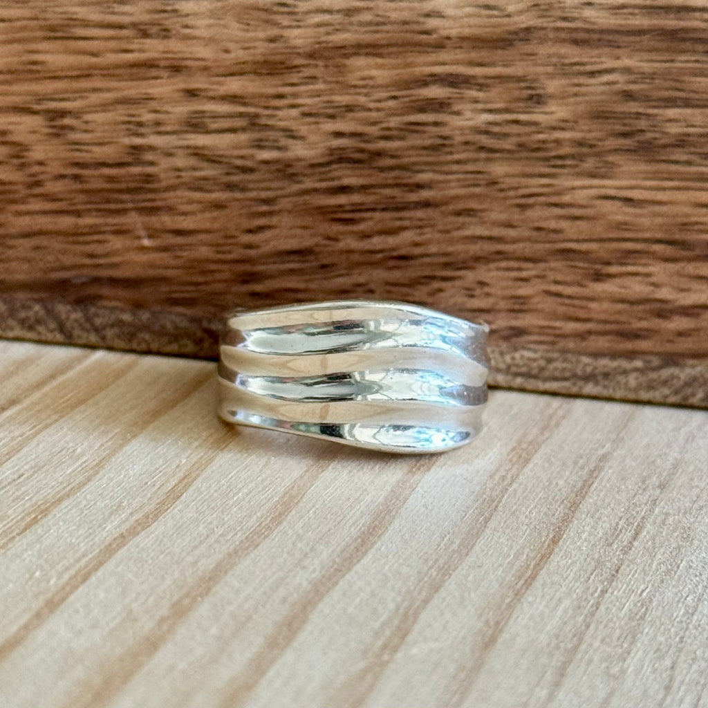 Ring Ocean | Sterling zilver | maat 18,25 image 1