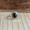 Ring | Sterling zilver & onyx | maat 17 image 0