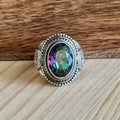 Ring | Sterling zilver & mystic topaz | maat 18,5 image 0