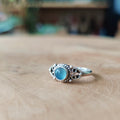 Ring | Sterling zilver & chalcedoon | maat 16,75 image 0