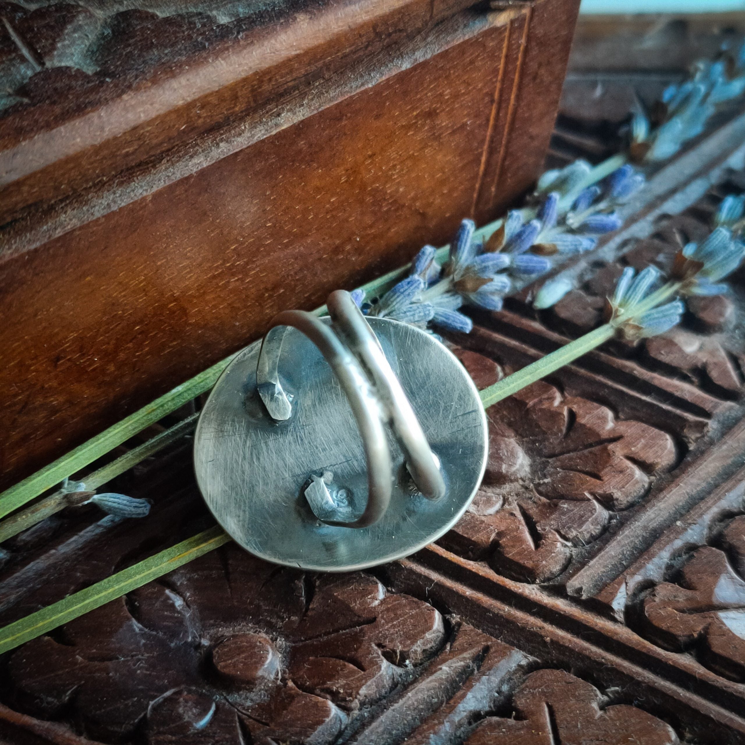 Ring sterling zilver & tanzaniet | maat 16,5 | BY AIS image 3