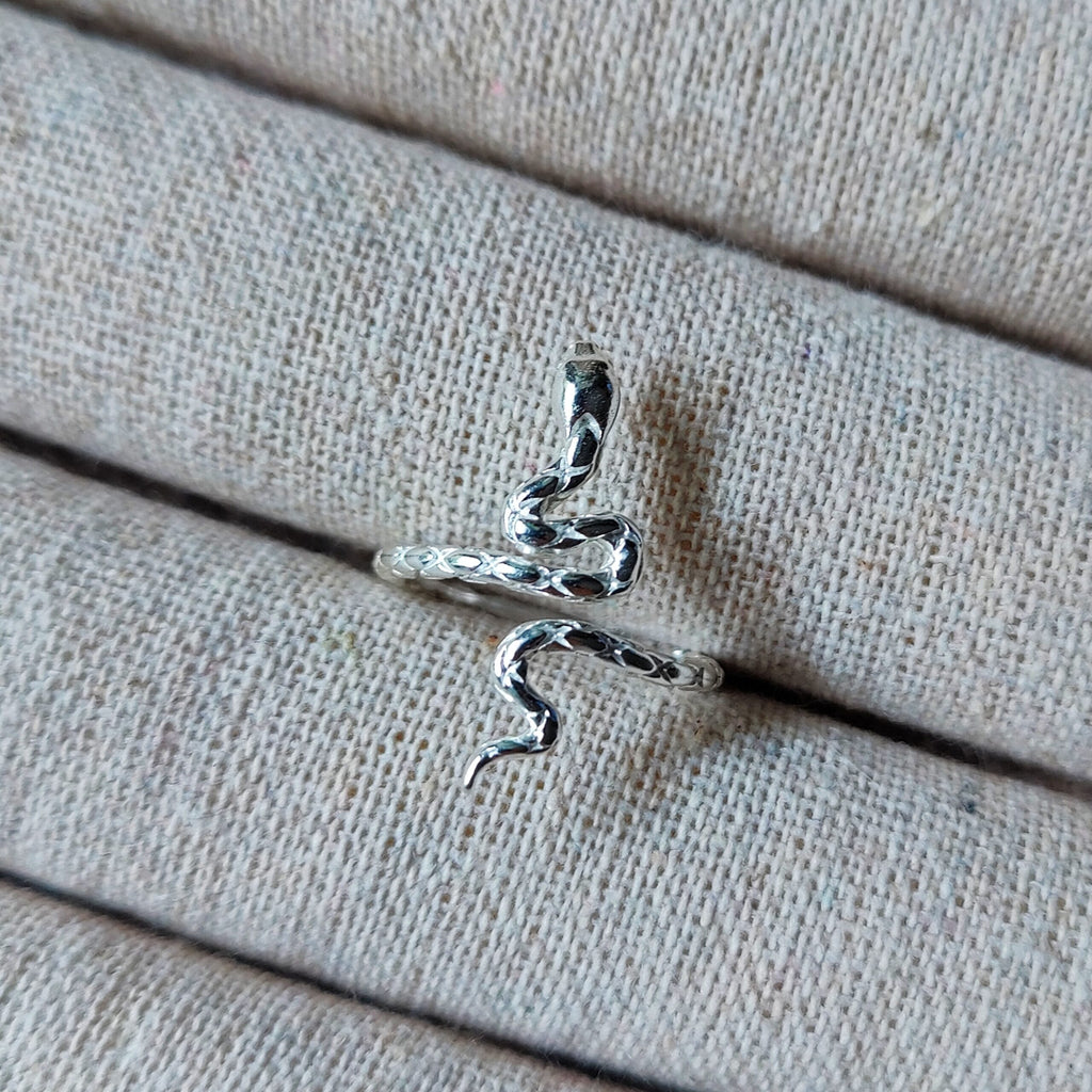 Ring Serpiente light | Sterling zilver | verstelbaar image 0