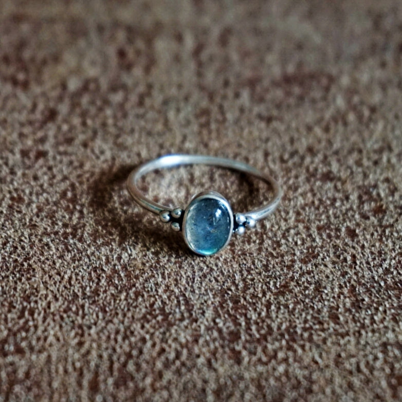 Ring | Sterling zilver Tres labradoriet image 1