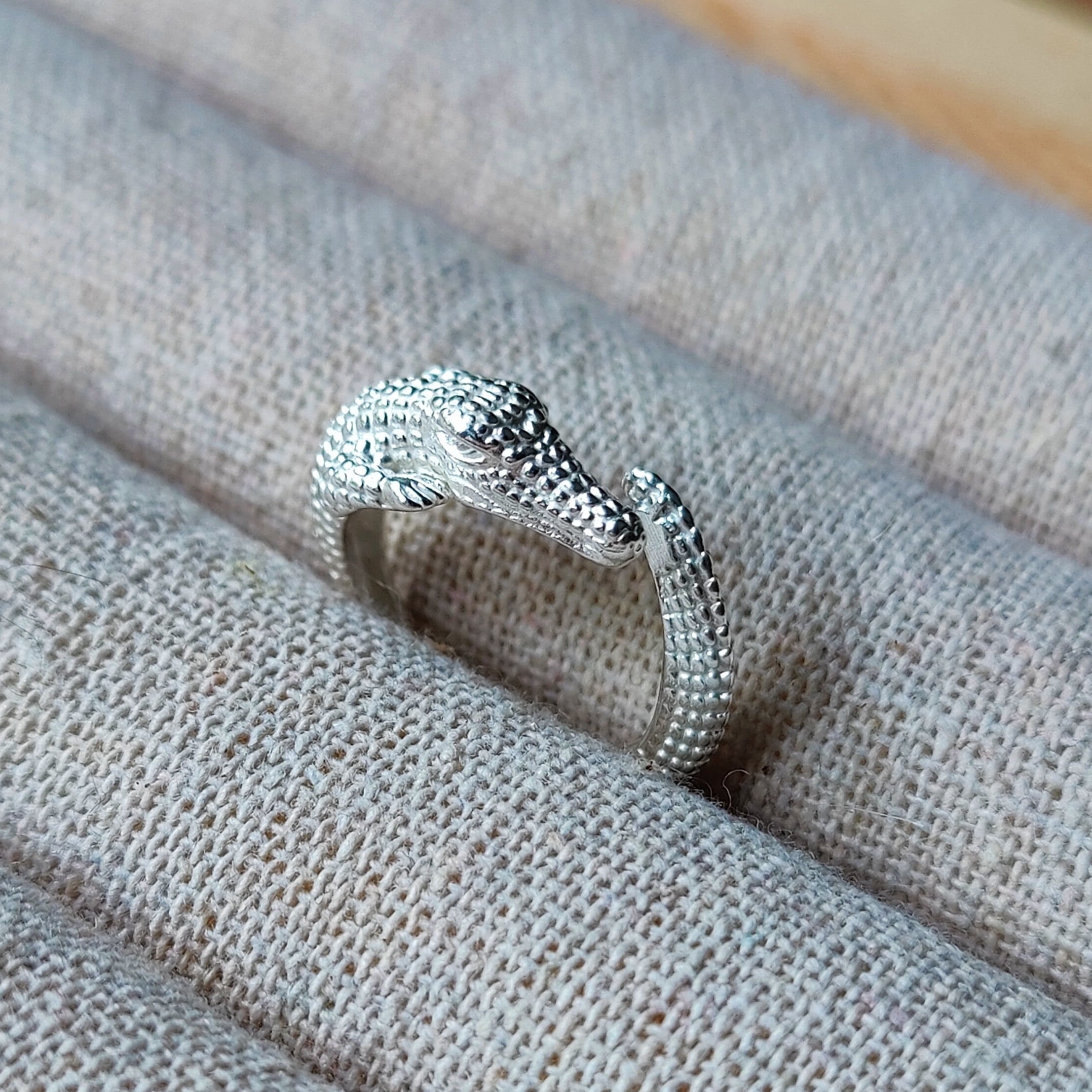Ring Croc | Sterling zilver image 0