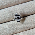Ring | Sterling zilver & saffier | maat 16 | BY AIS image 0