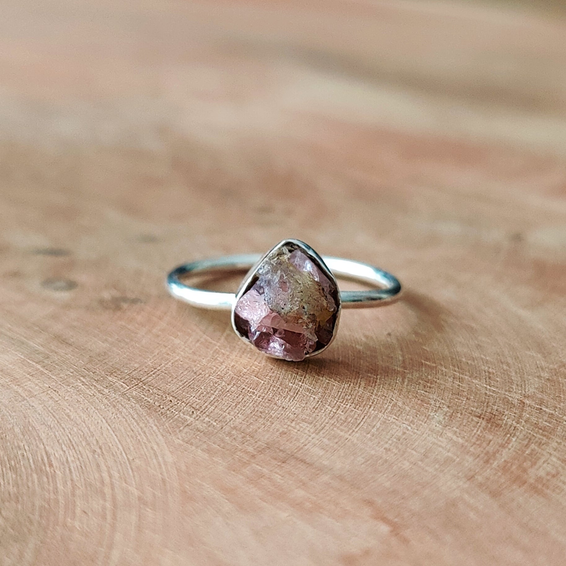 Ring | Sterling zilver & toermalijn | maat 16,5 image 2