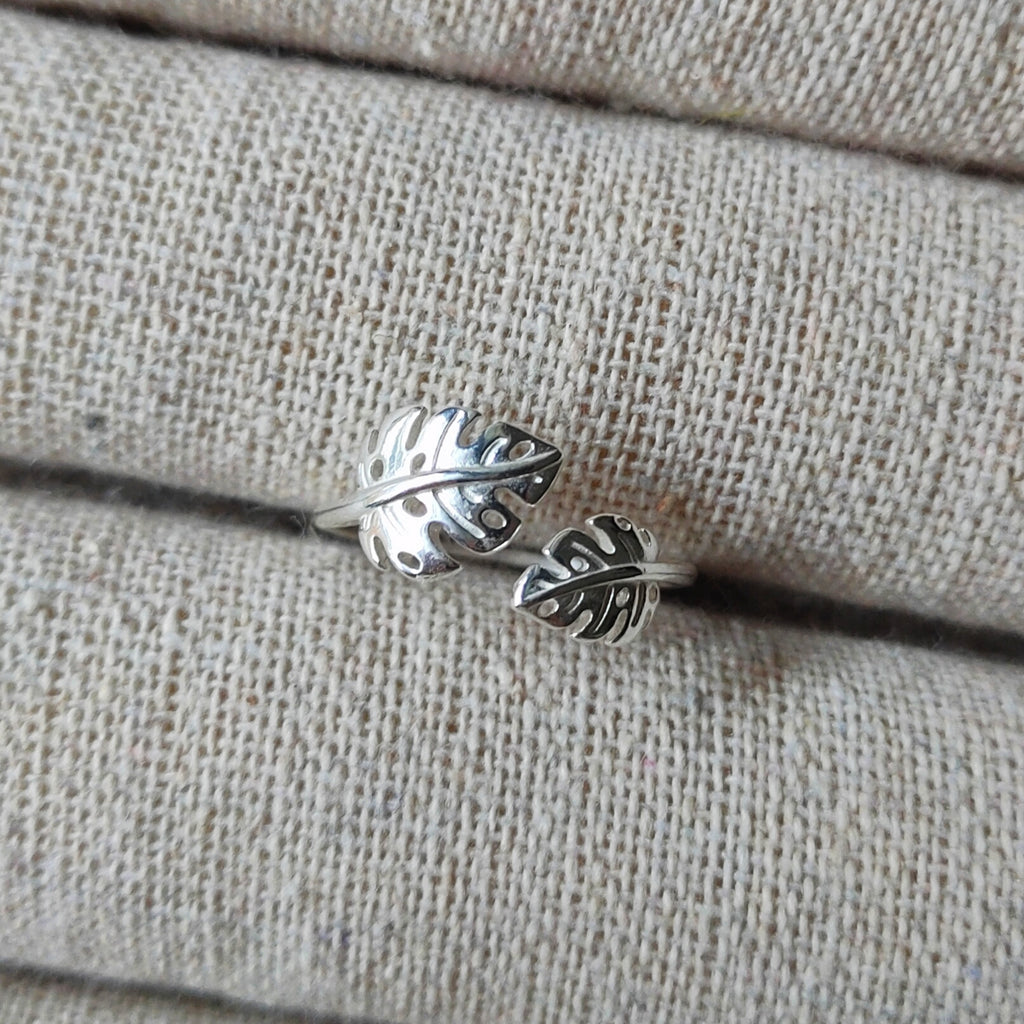 Ring Monstera | Sterling zilver image 0