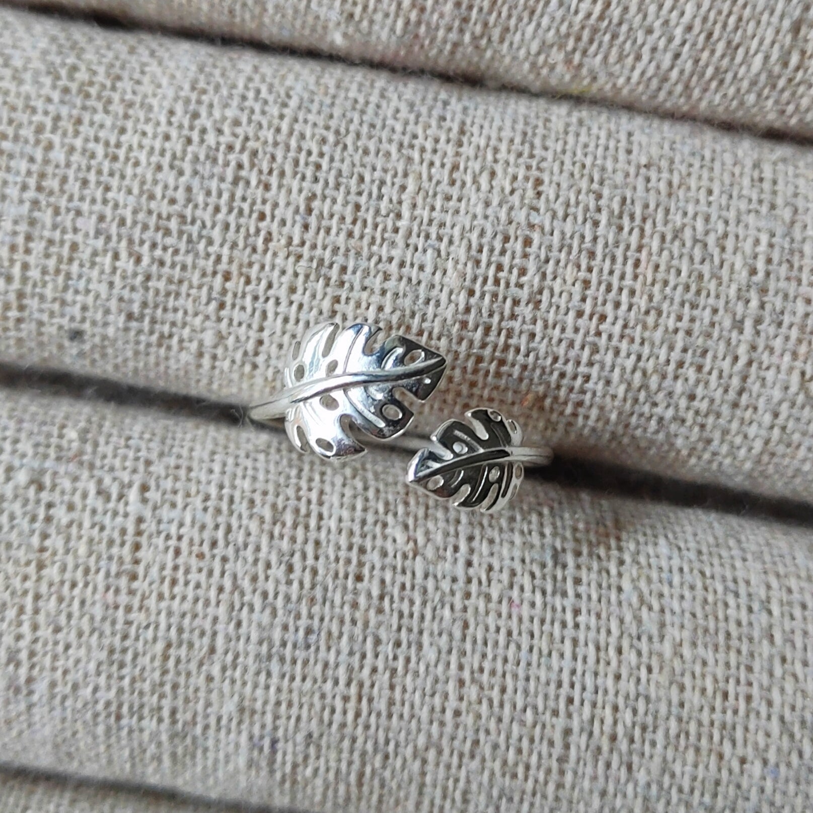 Ring Monstera | Sterling zilver image 0