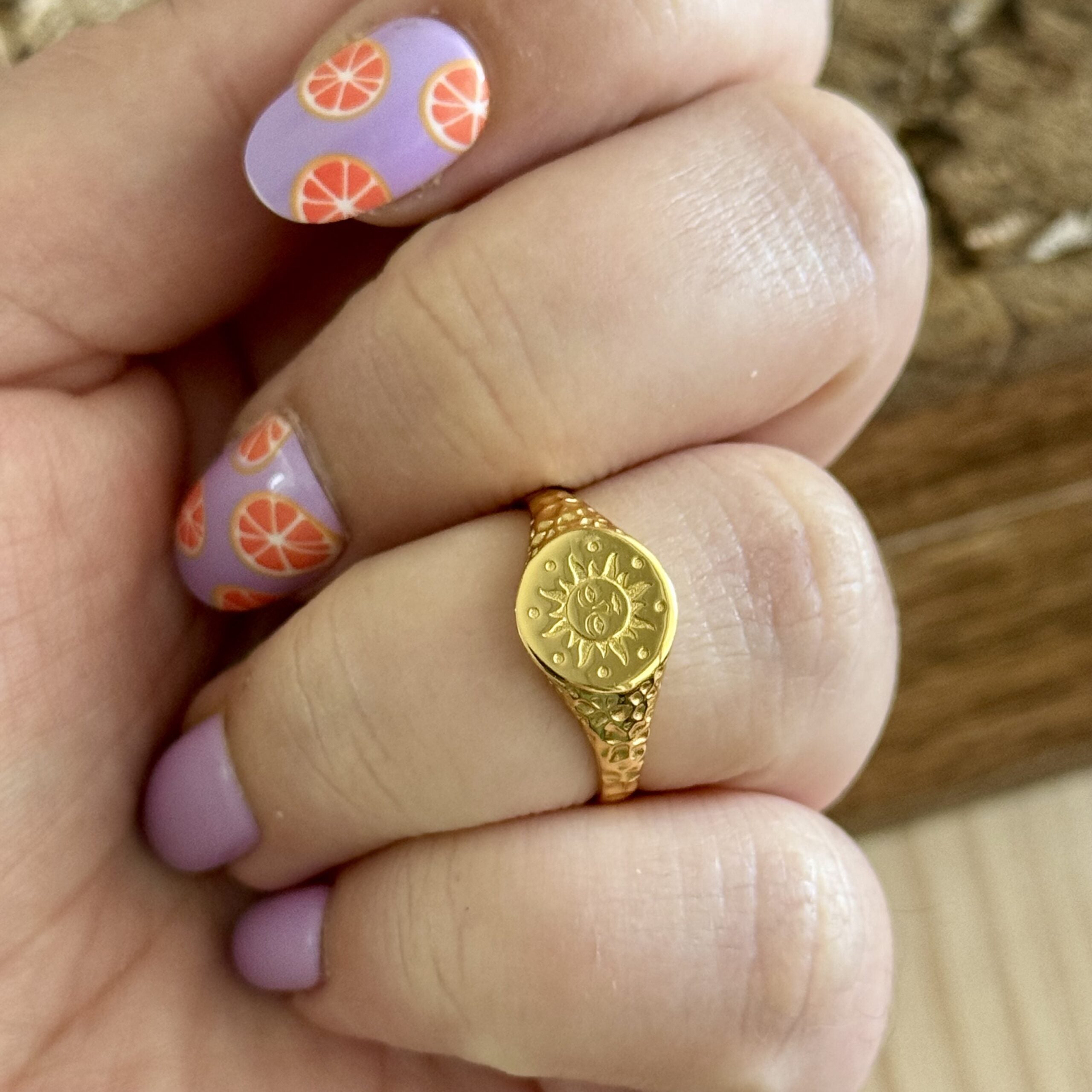 Ring Soleil | 14K verguld image 2