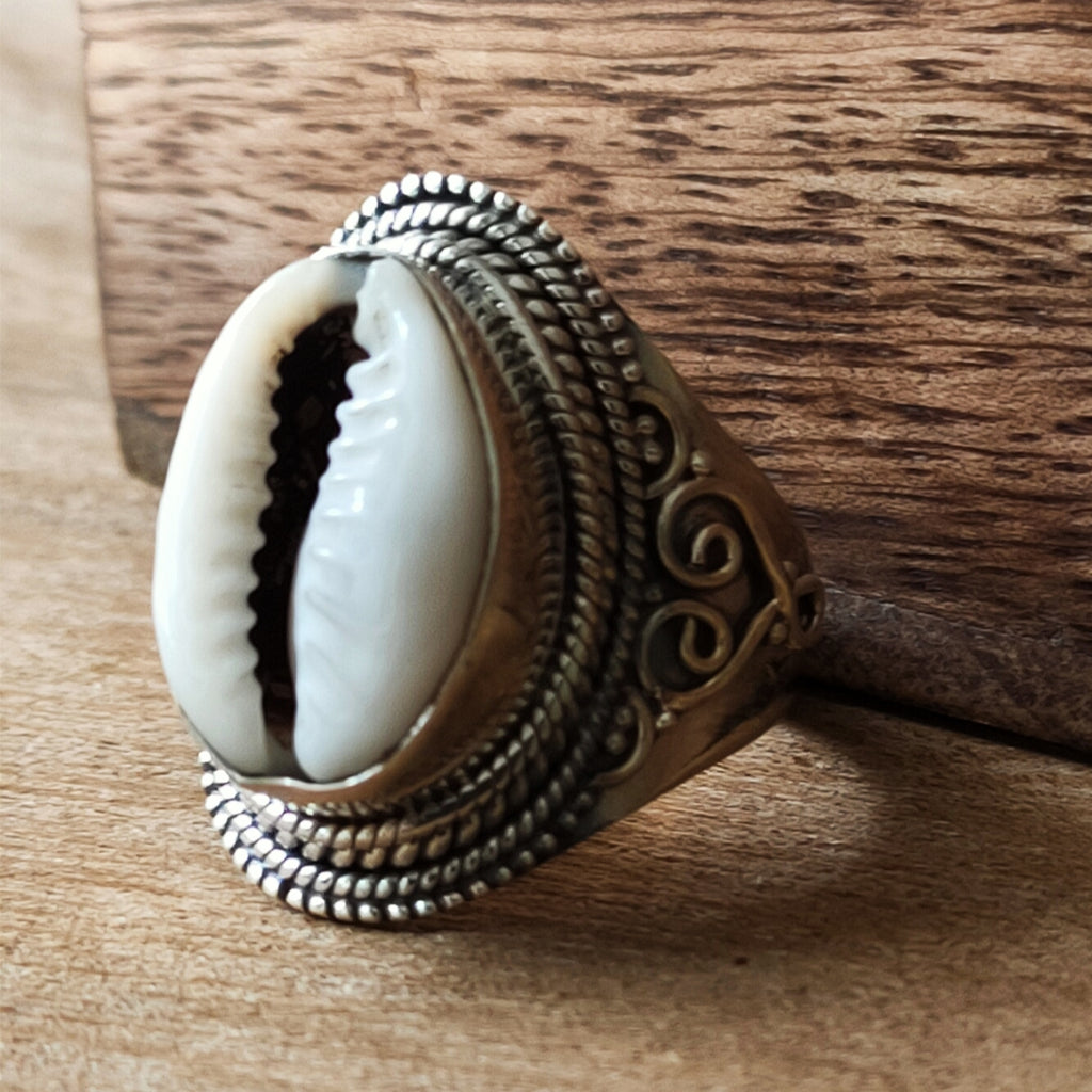 Ring | Sterling zilver & cowrie schelp image 9