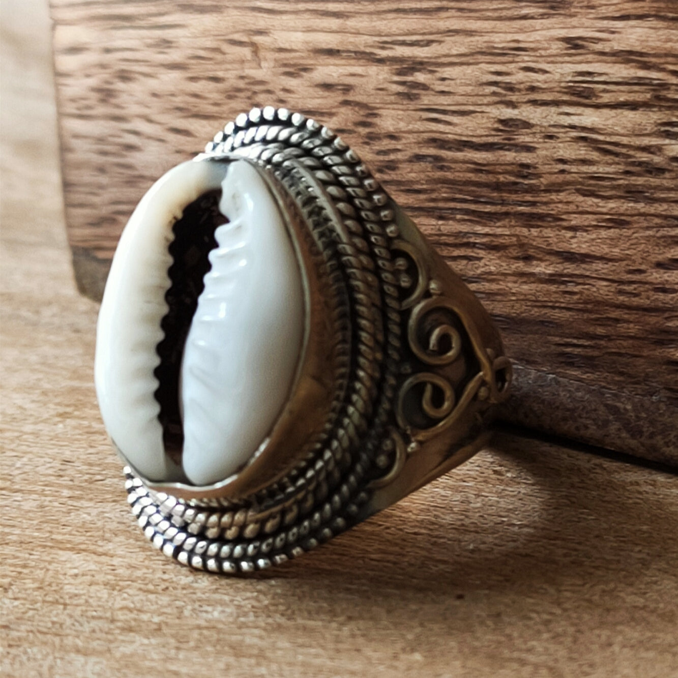 Ring | Sterling zilver & cowrie schelp image 9