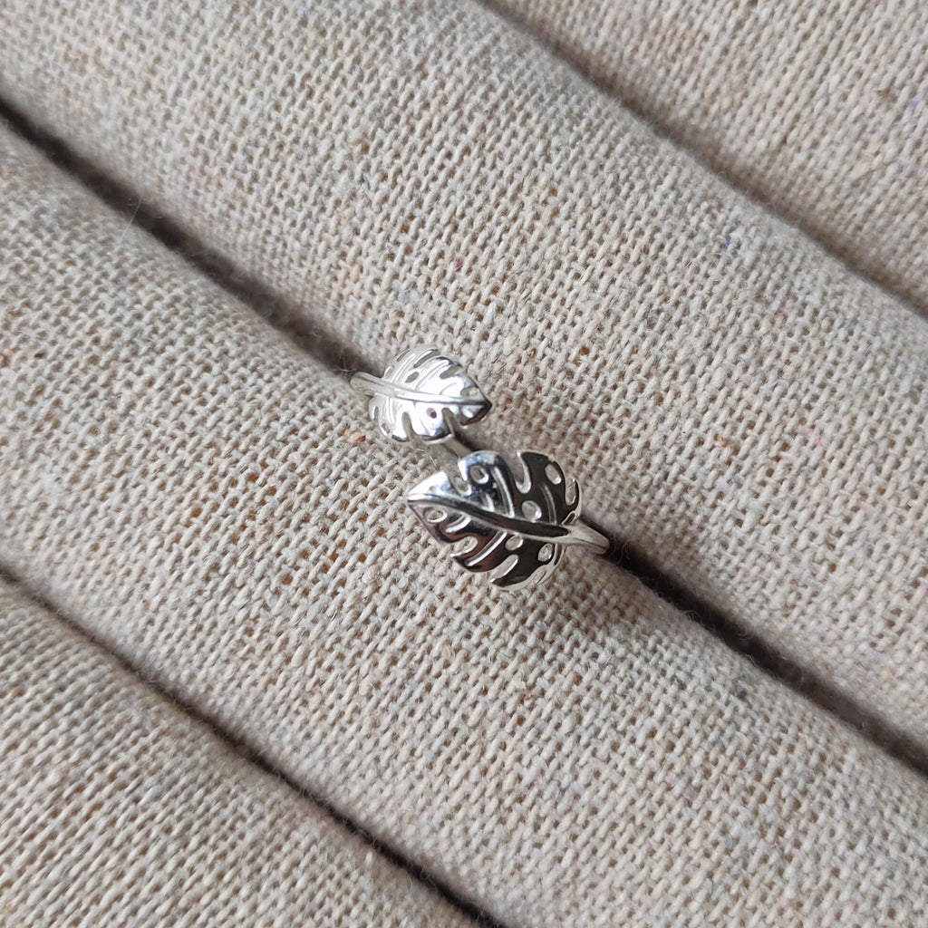 Ring Monstera | Sterling zilver image 1