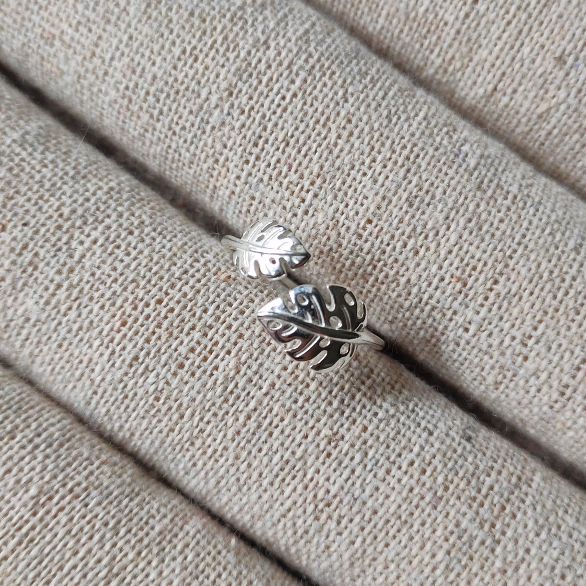 Ring Monstera | Sterling zilver image 1