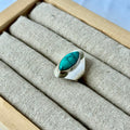 Ring | Sterling zilver & turkoois | maat 18 image 0