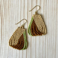 Oorbellen Yoda | Handbeaded | BY AIS image 0