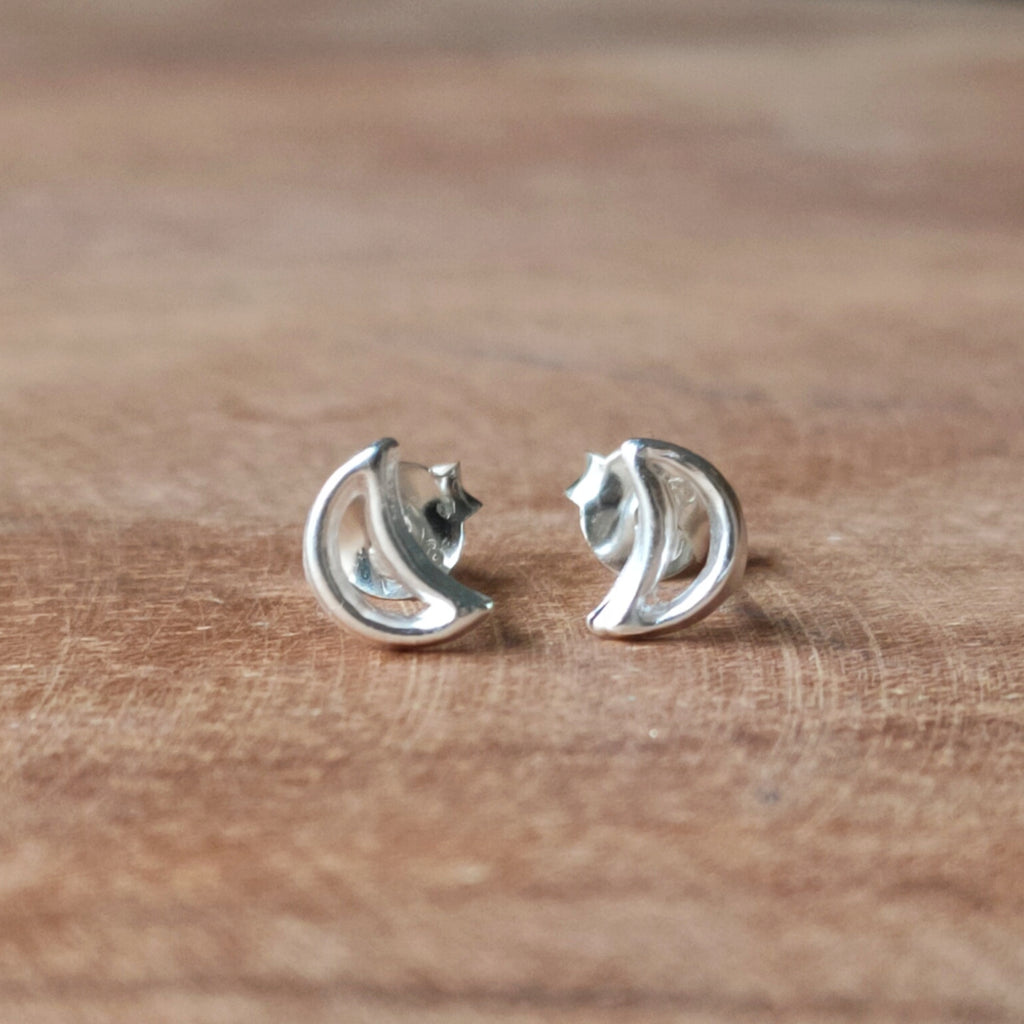 Knopjes Maan | Sterling zilver image 1