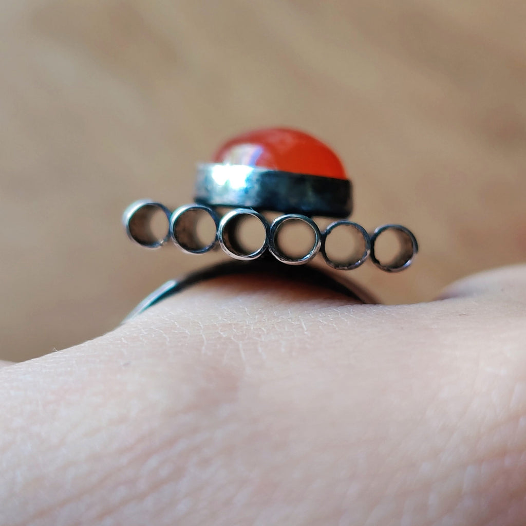 Ring | Sterling zilver & turkoois | maat 17 | BY AIS image 3