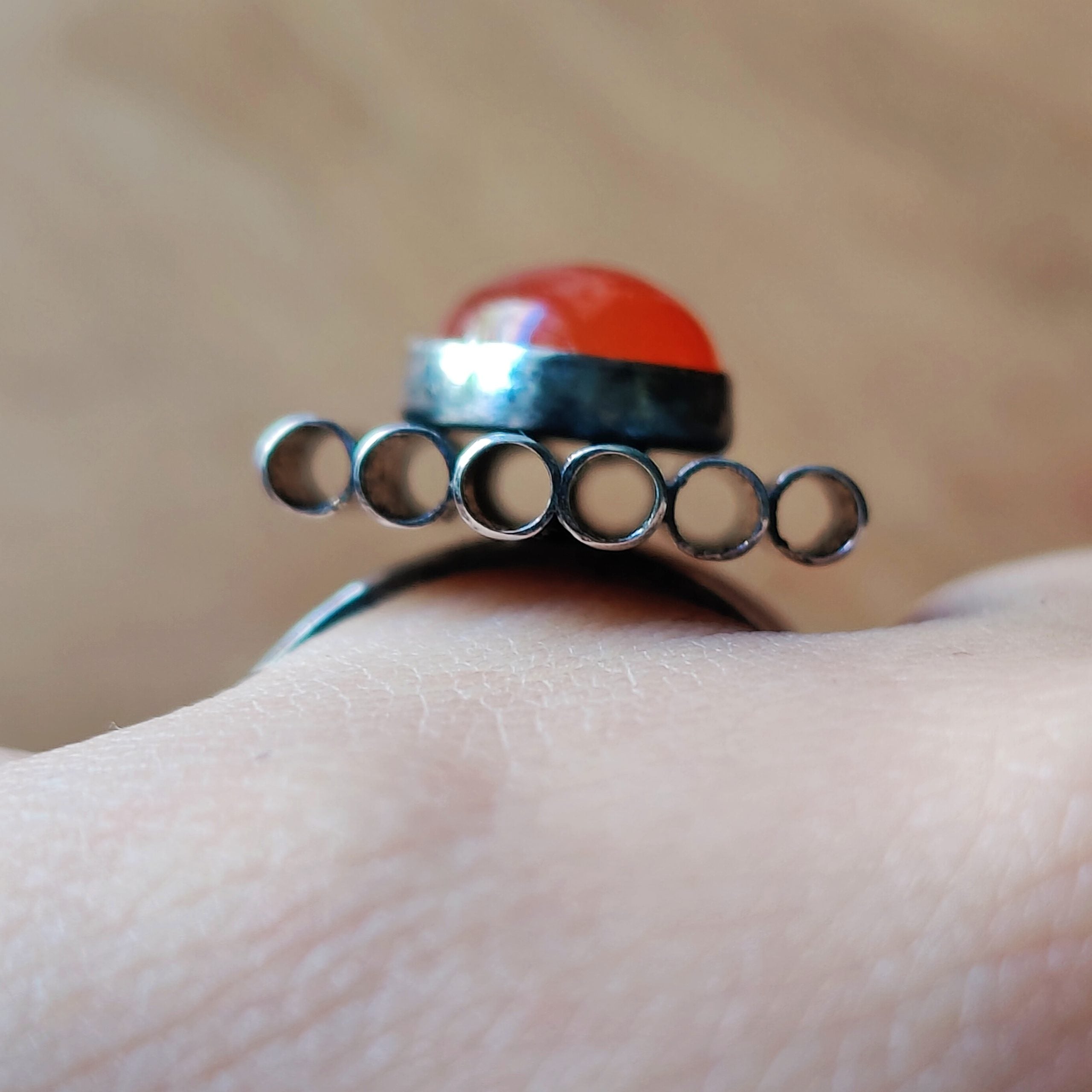 Ring | Sterling zilver & turkoois | maat 17 | BY AIS image 3