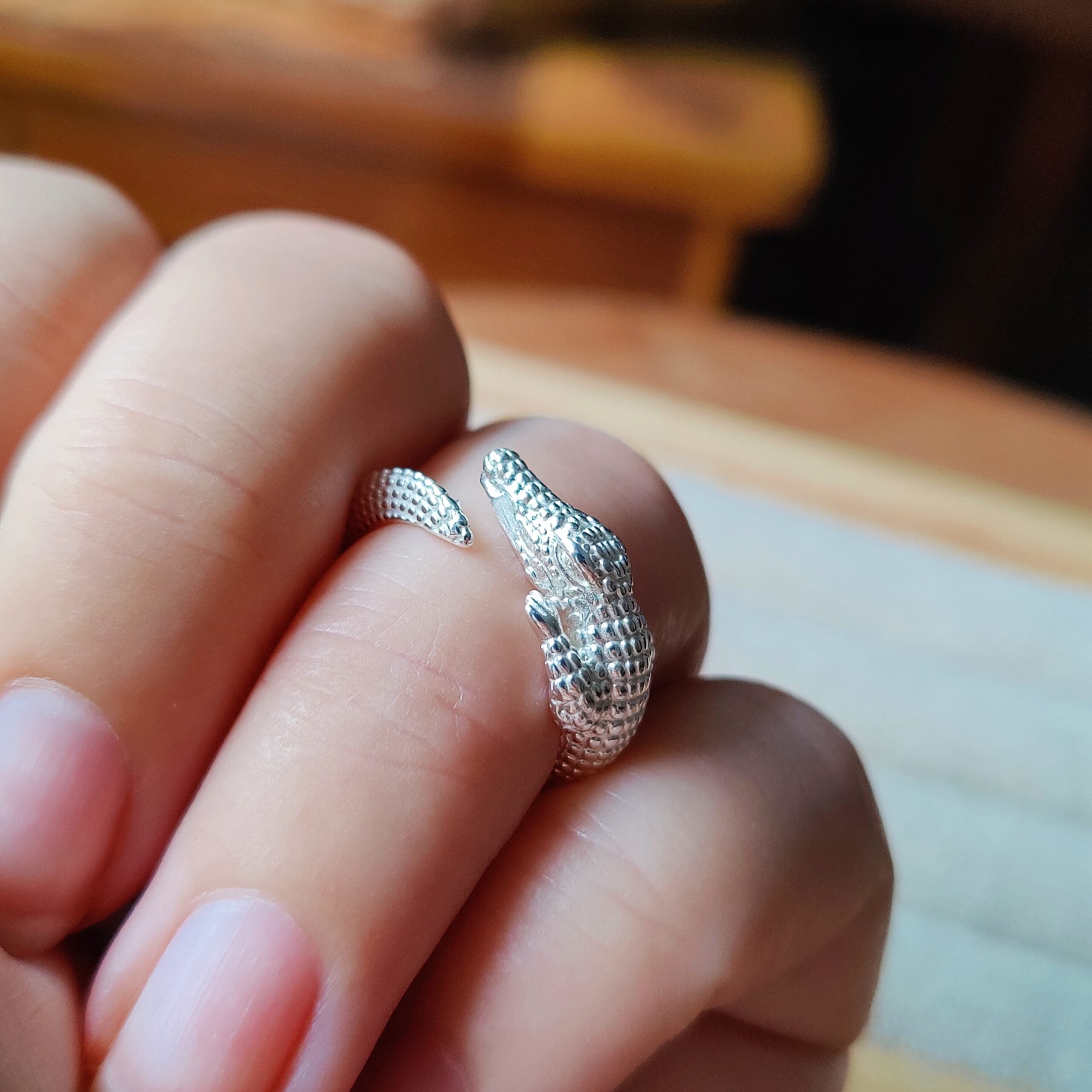 Ring Croc | Sterling zilver image 2