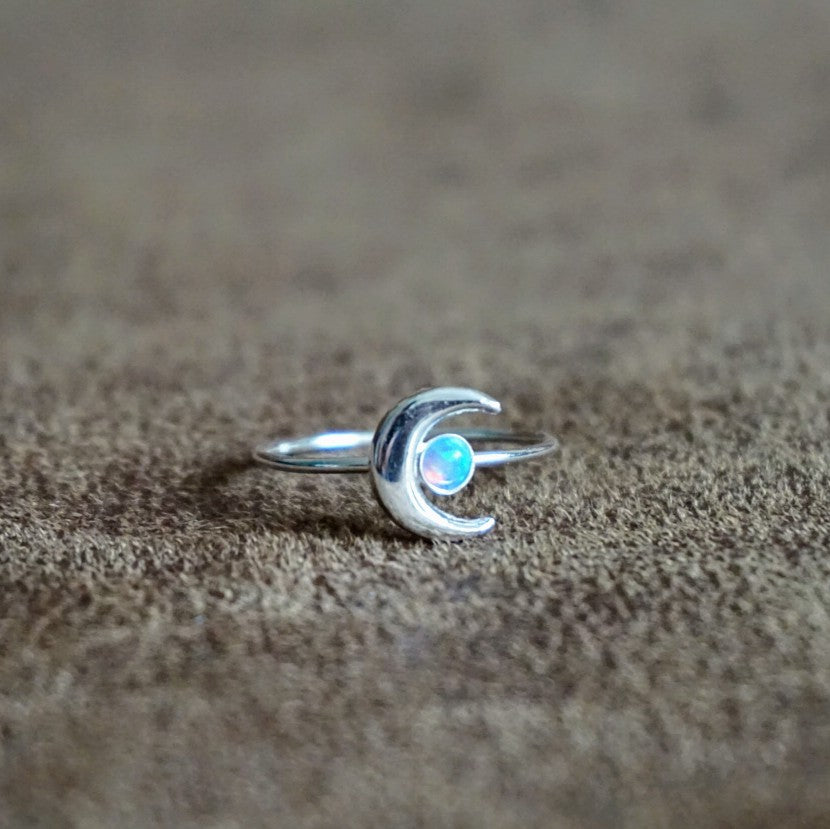 Ring | Sterling zilver Eclipse opal image 1