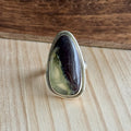 Ring | Sterling zilver & chrysopraas | maat 18 image 0
