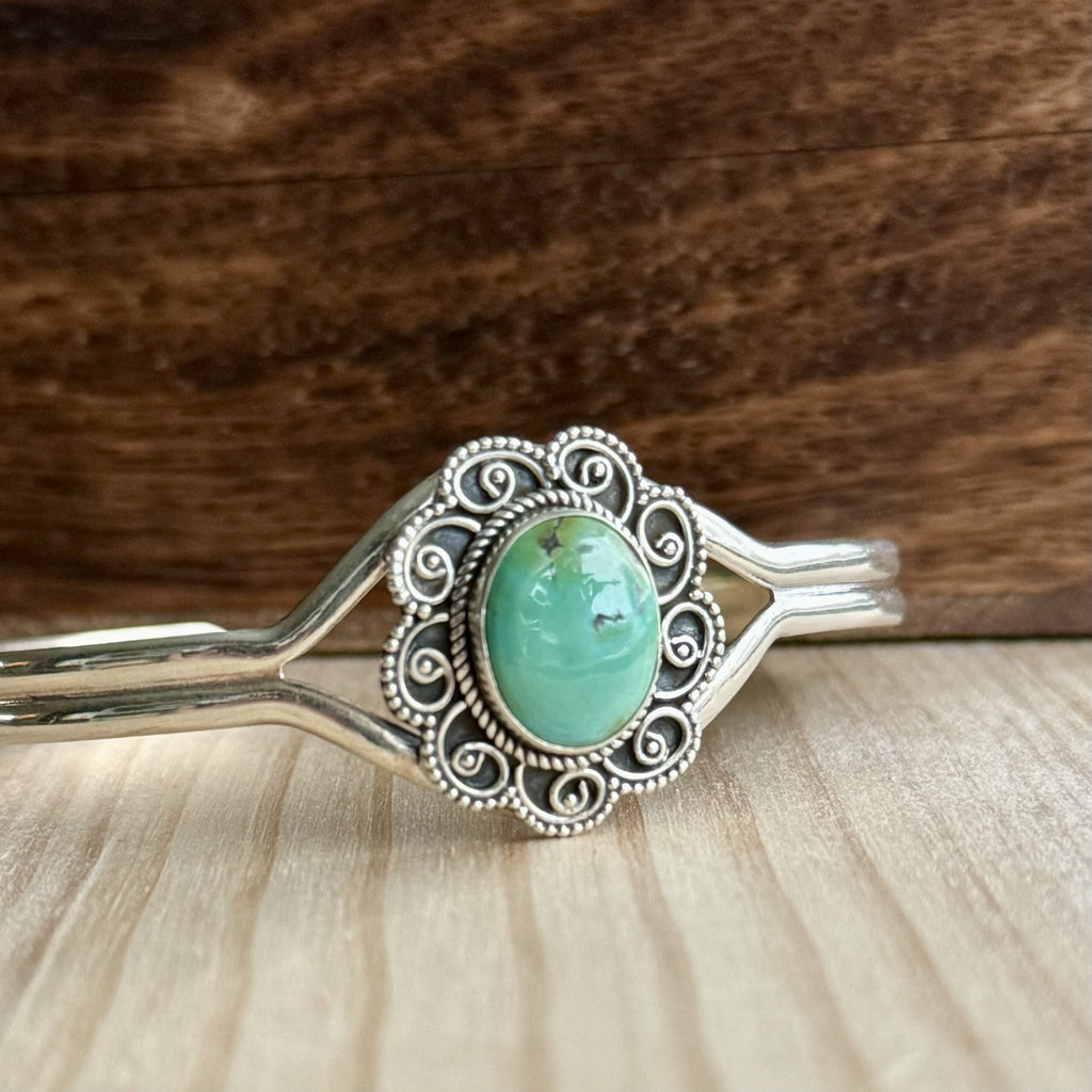 Armband | Sterling zilver & turkoois image 1