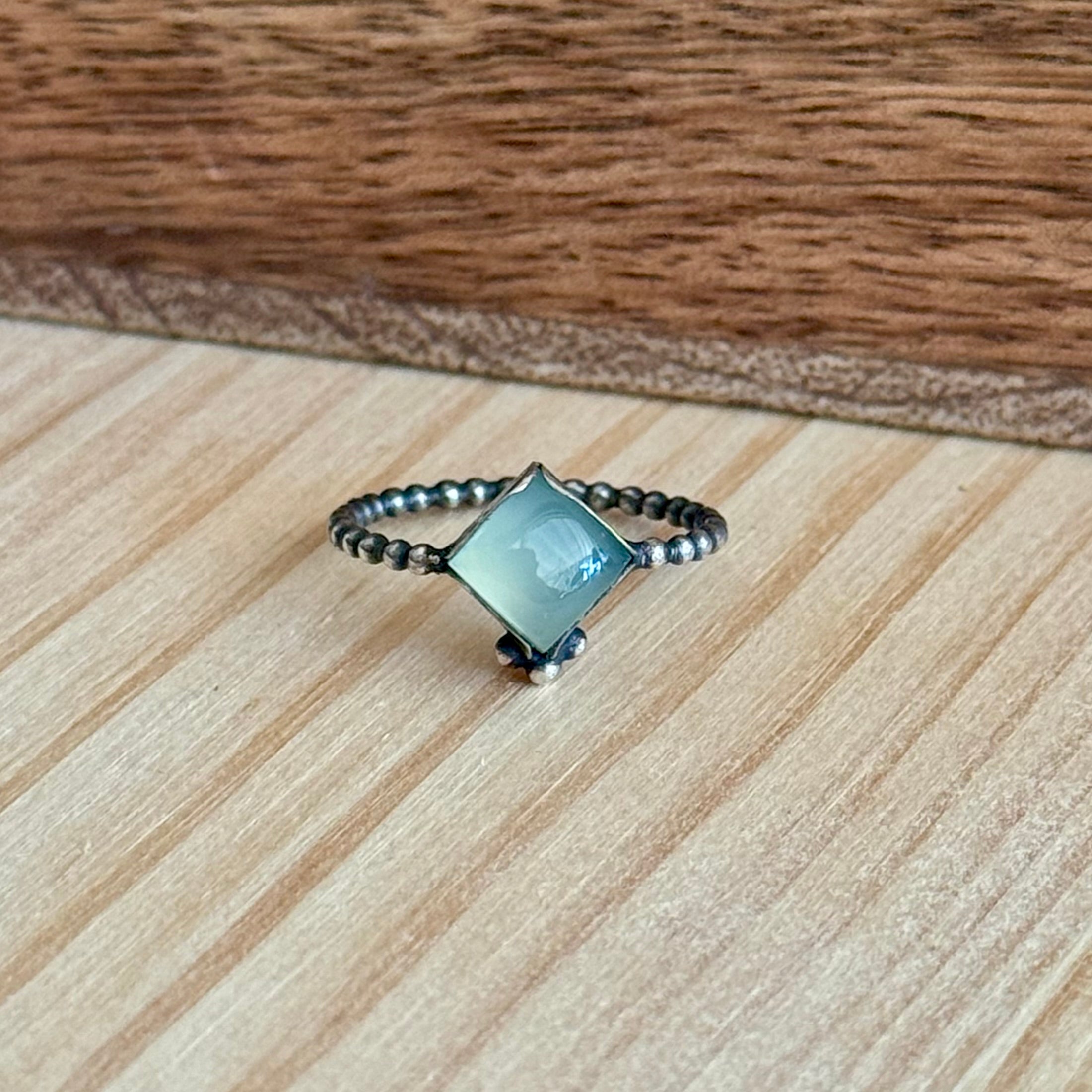 Ring sterling zilver & chalcedoon | maat 16,25 | BY AIS image 0