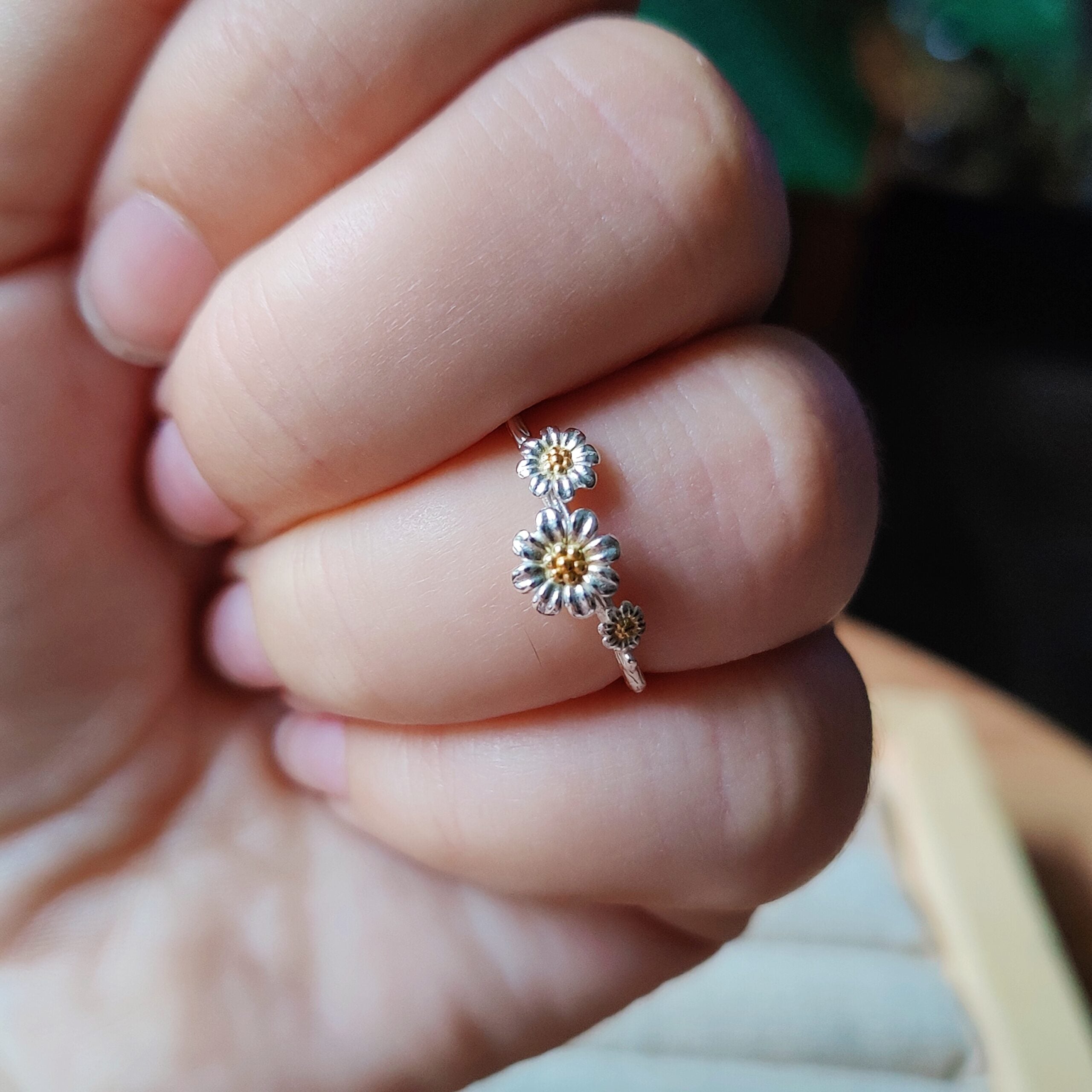 Ring Naturaleza | Sterling zilver & 14K verguld image 0
