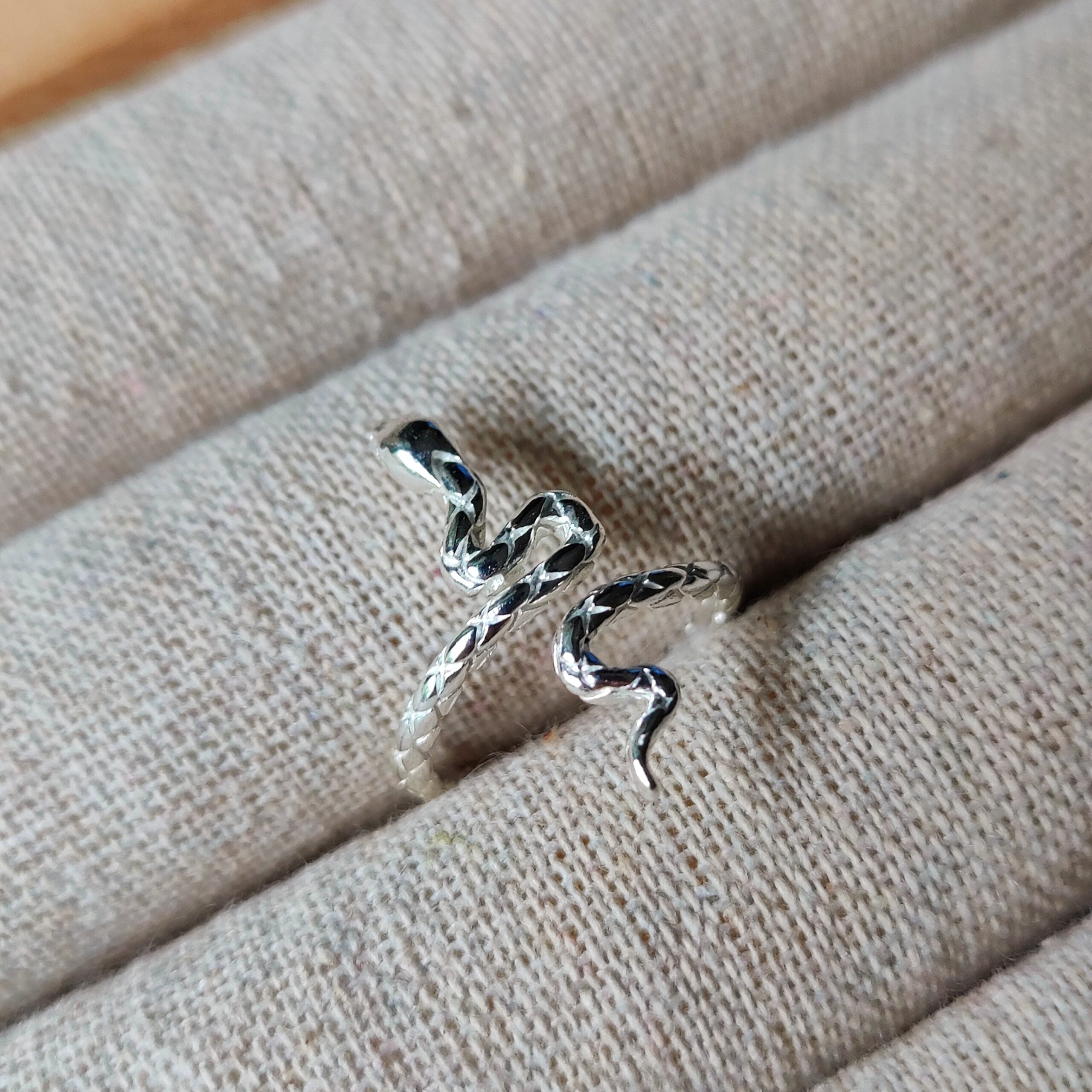 Ring Serpiente light | Sterling zilver | verstelbaar image 1